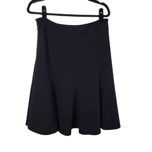 Rafaella Size 12 Black Flare Skirt Womens - Picture 2 of 4